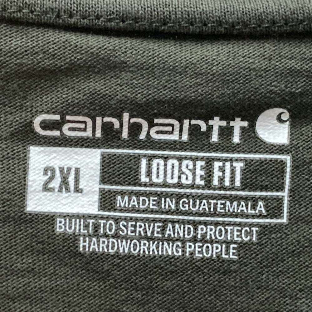 Carhartt, size: 2XL, Army green, condition: new, material: 100% cotton. - Picture 3 of 3
